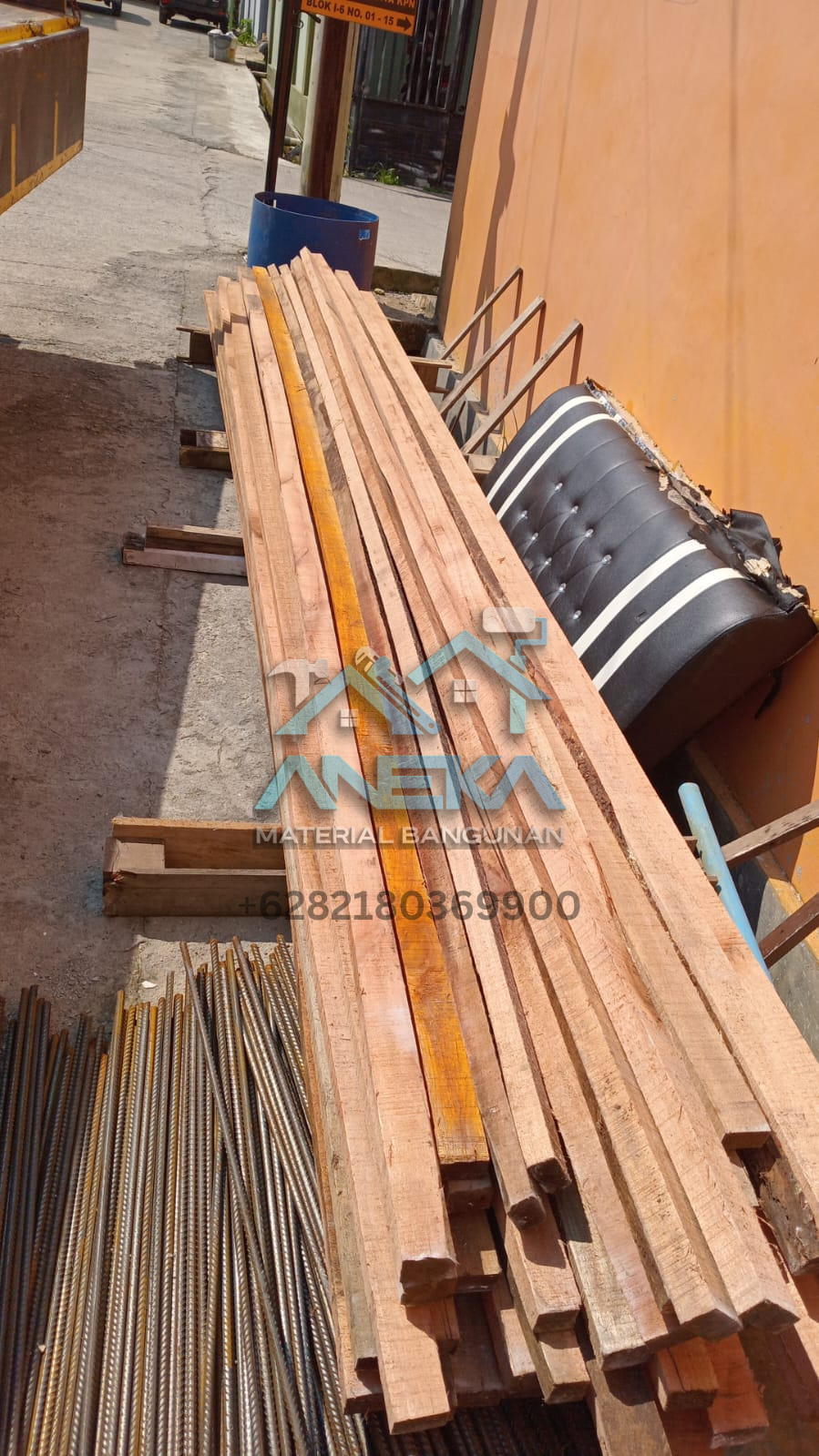 Pengantaran Kayu 2x3 dan Besi Kota Batam